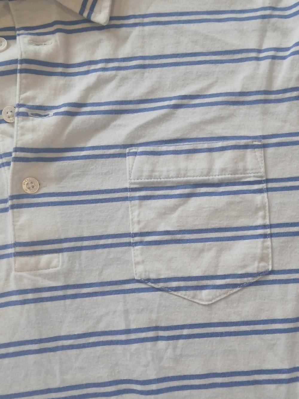 Polo Golf by Ralph Lauren White Polo Vintage Lisle Sz Large Mens Golf Wear Casua - Picture 2 of 8
